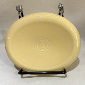 VTG Homer Laughlin Fiesta Fiestaware Pottery Soap Dish Yellow
